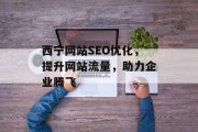 西宁网站SEO优化,提升网站流量,助力企业腾飞 西宁网站SEO优化,提升网站流量,助力企业腾飞