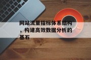 网站流量指标体系结构，构建高效数据分析的基石