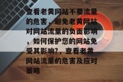 查看老黄网站不要流量的危害,避免老黄网站对网站流量的负面影响,如何保护您的网站免受其影响?,查看老黄网站流量的危害及应对策略 查看老黄网站不要流量的危害,避免老黄网站对网站流量的负面影响,如何保护您的网站免受其影响?,查看老黄网站流量的危害及应对策略