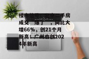 楼市信号!北京二手房成交“爆了”,同比大增66%,创21个月新高!广州也创2024年新高 楼市信号!北京二手房成交“爆了”,同比大增66%,创21个月新高!广州也创2024年新高