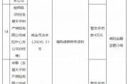 安盛天平咸阳中心支公司被罚22.6万元:因编制虚假财务资料 安盛天平咸阳中心支公司被罚22.6万元:因编制虚假财务资料