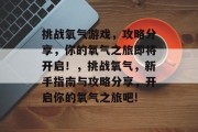 挑战氧气游戏,攻略分享,你的氧气之旅即将开启!,挑战氧气,新手指南与攻略分享,开启你的氧气之旅吧! 挑战氧气游戏,攻略分享,你的氧气之旅即将开启!,挑战氧气,新手指南与攻略分享,开启你的氧气之旅吧!