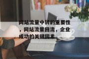 网站流量中转的重要性,网站流量回流,企业成功的关键因素 网站流量中转的重要性,网站流量回流,企业成功的关键因素