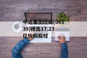 中达集团控股(00139)授出17.23亿份购股权 中达集团控股(00139)授出17.23亿份购股权