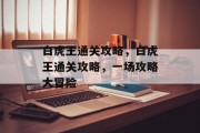 白虎王通关攻略，白虎王通关攻略，一场攻略大冒险