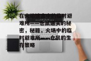 在火焰迷宫中的临时避难所——仓鼠通关的秘密,秘籍,火场中的临时避难所——仓鼠的生存策略 在火焰迷宫中的临时避难所——仓鼠通关的秘密,秘籍,火场中的临时避难所——仓鼠的生存策略