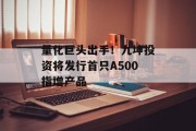 量化巨头出手!九坤投资将发行首只A500指增产品 量化巨头出手!九坤投资将发行首只A500指增产品