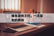 捕鱼游戏之罚，一次深刻的教训
