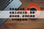 寻求通关攻略,你的安全路上必经之路,探索通关秘籍,必须的通道,你的安全保障!