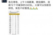 行情突然启动!分析师忙炸了,朋友圈直接发行业excel并道歉 行情突然启动!分析师忙炸了,朋友圈直接发行业excel并道歉