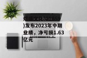 煜盛文化(01859)发布2023年中期业绩,净亏损1.63亿元 煜盛文化(01859)发布2023年中期业绩,净亏损1.63亿元
