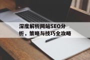 深度解析网站SEO分析,策略与技巧全攻略 深度解析网站SEO分析,策略与技巧全攻略
