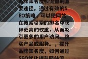 SEO网站宣传是提高品牌知名度和流量的重要途径。通过有效的SEO策略，可以使网站在搜索引擎的排名中获得更高的权重，从而吸引更多的用户访问、购买产品或服务。，提升品牌知名度，如何通过SEO优化提升网站流量?
