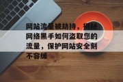 网站流量被劫持,揭秘网络黑手如何盗取您的流量,保护网站安全刻不容缓 网站流量被劫持,揭秘网络黑手如何盗取您的流量,保护网站安全刻不容缓
