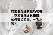 葬爱赛跑通关技巧攻略,葬爱赛跑通关秘籍,如何破关解谜,一飞冲天?