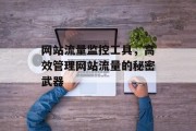 网站流量监控工具,高效管理网站流量的秘密武器 网站流量监控工具,高效管理网站流量的秘密武器