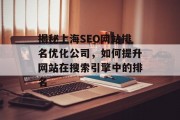 揭秘上海SEO网站排名优化公司,如何提升网站在搜索引擎中的排名 揭秘上海SEO网站排名优化公司,如何提升网站在搜索引擎中的排名
