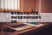 各大网站流量风云录,揭秘流量背后的秘密与趋势 各大网站流量风云录,揭秘流量背后的秘密与趋势