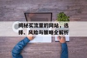 揭秘买流量的网站,选择、风险与策略全解析 揭秘买流量的网站,选择、风险与策略全解析