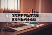 深度解析网站客流量，策略与技巧全攻略