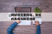 揭秘烧流量网站,背后的真相与防范措施 揭秘烧流量网站,背后的真相与防范措施