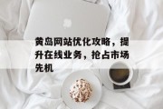 黄岛网站优化攻略,提升在线业务,抢占市场先机 黄岛网站优化攻略,提升在线业务,抢占市场先机
