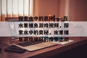 探索水中的奥秘——在水里捕鱼游戏视频,探索水中的奥秘,水里捕鱼游戏视频的探索之旅 探索水中的奥秘——在水里捕鱼游戏视频,探索水中的奥秘,水里捕鱼游戏视频的探索之旅