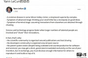 Meta 首席科学家杨立昆痛批硅谷“常见病”:一种错误的优越感 Meta 首席科学家杨立昆痛批硅谷“常见病”:一种错误的优越感