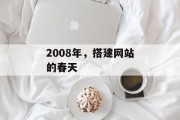 2008年,搭建网站的春天 2008年,搭建网站的春天
