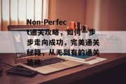 Non-Perfect通关攻略,如何一步步走向成功,完美通关秘籍,从无到有的通关策略