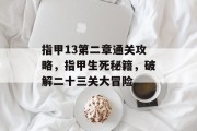 指甲13第二章通关攻略,指甲生死秘籍,破解二十三关大冒险 指甲13第二章通关攻略,指甲生死秘籍,破解二十三关大冒险