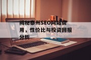 揭秘泰州SEO网站费用，性价比与投资回报分析