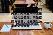 网站空间与流量之间的关系,网站空间与流量,优化之关键,网站空间与流量,提升网站效率的关键因素 网站空间与流量之间的关系,网站空间与流量,优化之关键,网站空间与流量,提升网站效率的关键因素