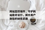 网站监控插件，守护网站稳定运行，提升用户体验的秘密武器