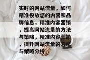 实时的网站流量,如何精准投放您的内容和品牌信息,精准内容营销,提高网站流量的方法与策略,精准内容营销,提升网站流量的方法与策略分析 实时的网站流量,如何精准投放您的内容和品牌信息,精准内容营销,提高网站流量的方法与策略,精准内容营销,提升网站流量的方法与策略分析