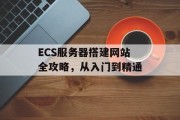 ECS服务器搭建网站全攻略,从入门到精通 ECS服务器搭建网站全攻略,从入门到精通