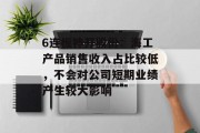 6连板神开股份:海工产品销售收入占比较低,不会对公司短期业绩产生较大影响 6连板神开股份:海工产品销售收入占比较低,不会对公司短期业绩产生较大影响