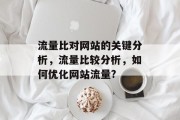 流量比对网站的关键分析,流量比较分析,如何优化网站流量? 流量比对网站的关键分析,流量比较分析,如何优化网站流量?