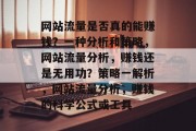 网站流量是否真的能赚钱?一种分析和策略,网站流量分析,赚钱还是无用功?策略一解析,网站流量分析,赚钱的科学公式或工具 网站流量是否真的能赚钱?一种分析和策略,网站流量分析,赚钱还是无用功?策略一解析,网站流量分析,赚钱的科学公式或工具