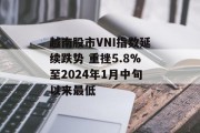 越南股市VNI指数延续跌势 重挫5.8%至2024年1月中旬以来最低