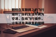 翱翔在互联网上的飞行插件，你的生活不再为空洞，在线飞行插件，让生活充满创意的翅膀！