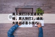 真人快打2小丑通关攻略，真人快打2，通关大挑战必备小技巧！