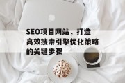 SEO项目网站,打造高效搜索引擎优化策略的关键步骤 SEO项目网站,打造高效搜索引擎优化策略的关键步骤