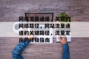 网站流量通道,关键的网络路径,网站流量通道的关键路径,流量定向的终极指南 网站流量通道,关键的网络路径,网站流量通道的关键路径,流量定向的终极指南