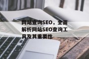 网站查询SEO,全面解析网站SEO查询工具及其重要性 网站查询SEO,全面解析网站SEO查询工具及其重要性