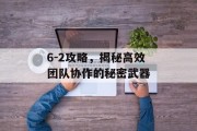 6-2攻略，揭秘高效团队协作的秘密武器
