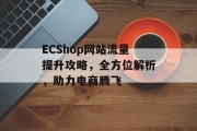 ECShop网站流量提升攻略,全方位解析,助力电商腾飞 ECShop网站流量提升攻略,全方位解析,助力电商腾飞