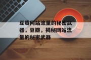 豆瓣网站流量的秘密武器,豆瓣,揭秘网站流量的秘密武器 豆瓣网站流量的秘密武器,豆瓣,揭秘网站流量的秘密武器