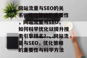 网站流量与SEO的关系，优化策略的重要性，网站流量与SEO，如何科学优化以提升搜索引擎排名？，网站流量与SEO，优化策略的重要性与科学方法