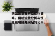 网站流量分析及优化策略,网站流量分析与优化策略提升网站转化率 网站流量分析及优化策略,网站流量分析与优化策略提升网站转化率